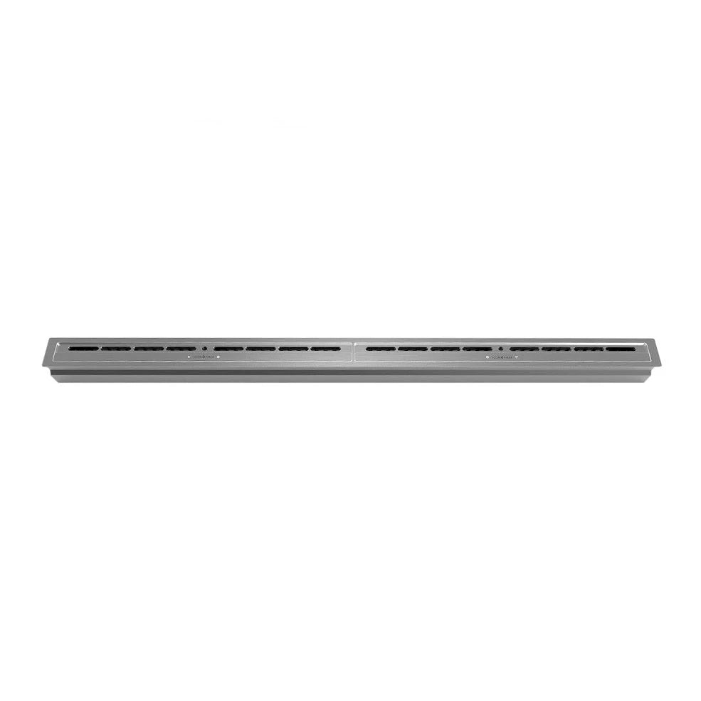 Icon Fires Nero 1750 Wall Fire - Brushed Steel