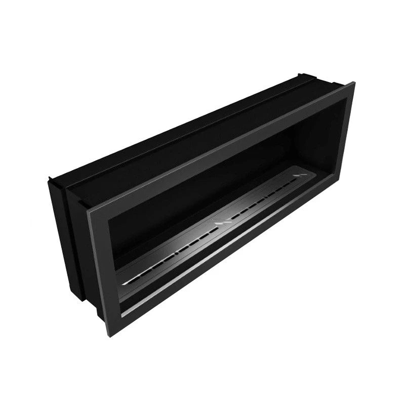 Icon Slimline Firebox SFB1650 Brushed Steel