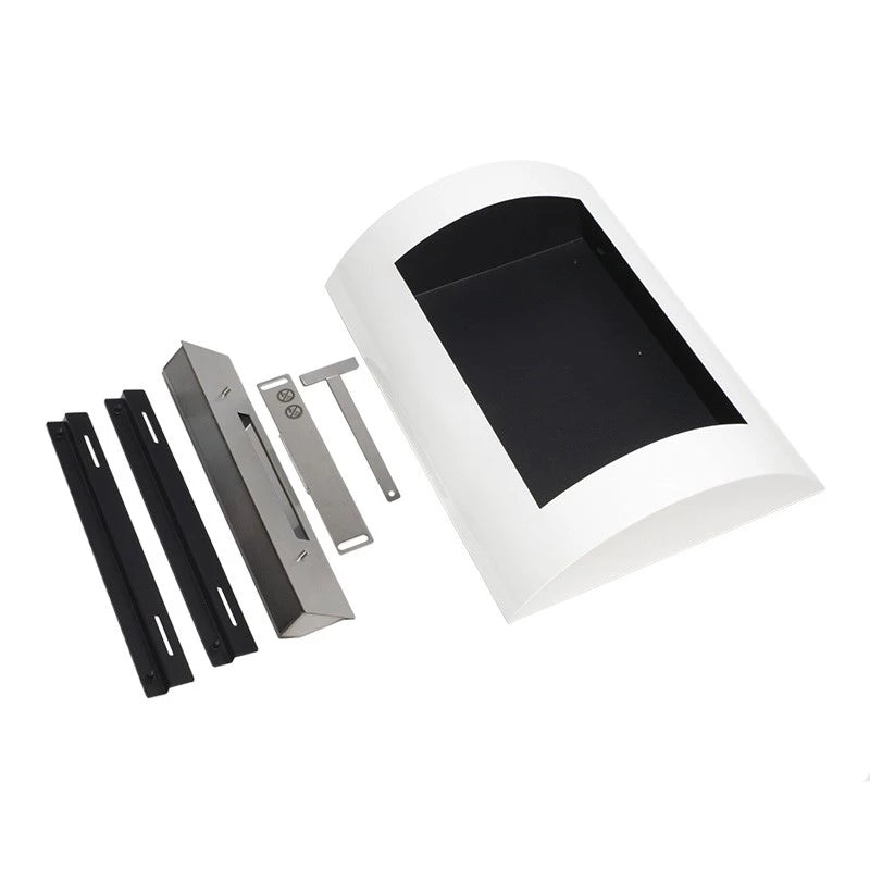 Ocean - White Bio Wall Fireplace