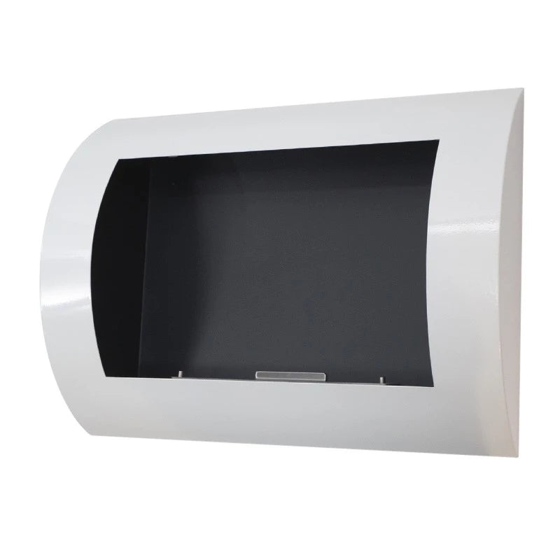Ocean - White Bio Wall Fireplace