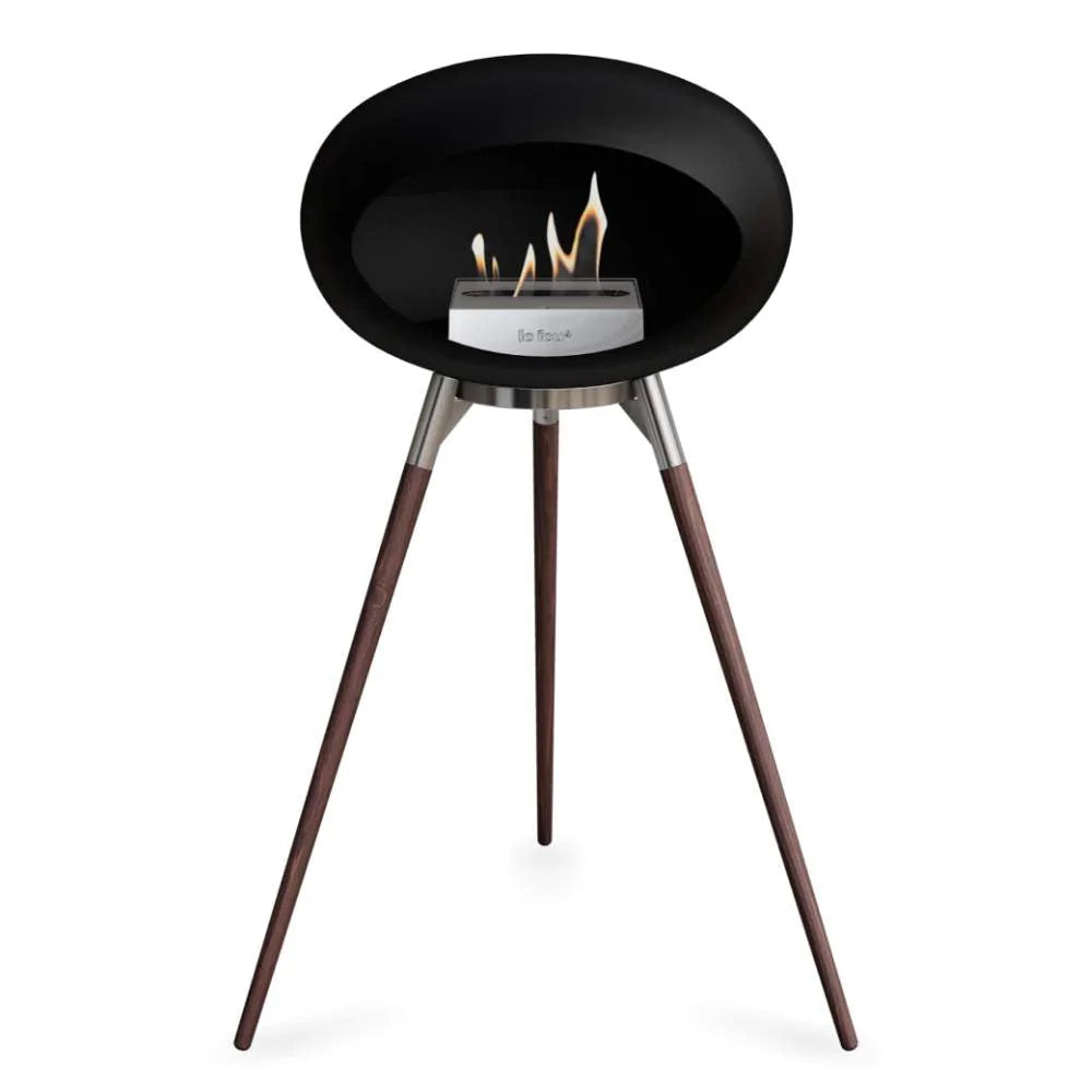 Freestanding Bioethanol Fireplace Le Feu Dome Ground - Black