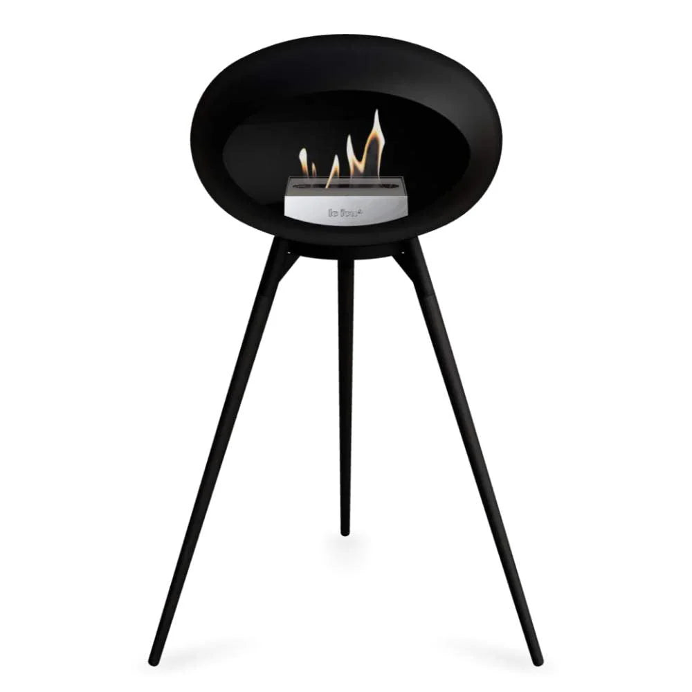 Freestanding Bioethanol Fireplace Le Feu Dome Ground - Black