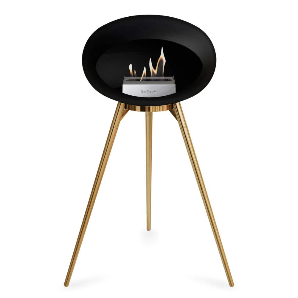 Freestanding Bioethanol Fireplace Le Feu Dome Ground - Black