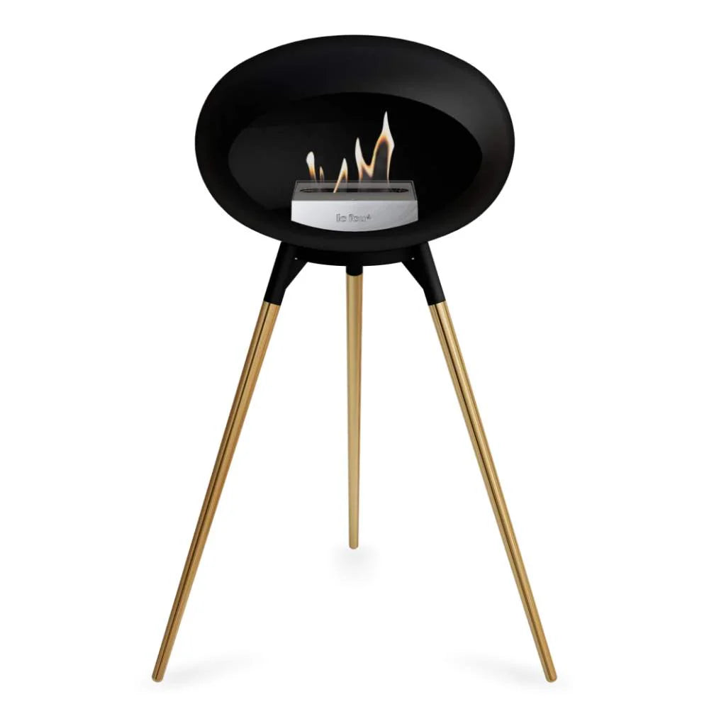 Freestanding Bioethanol Fireplace Le Feu Dome Ground - Black