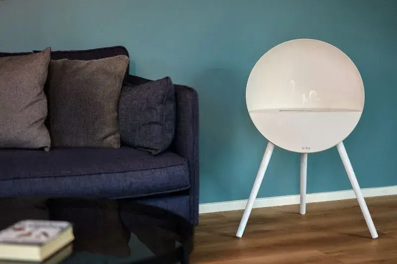 Freestanding Bioethanol Fireplace Le Feu Eye - White