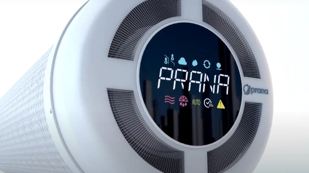 PRANA 160 ERP PRO MINI heat recovery ventilator with digital display for efficient ventilation and air quality control.