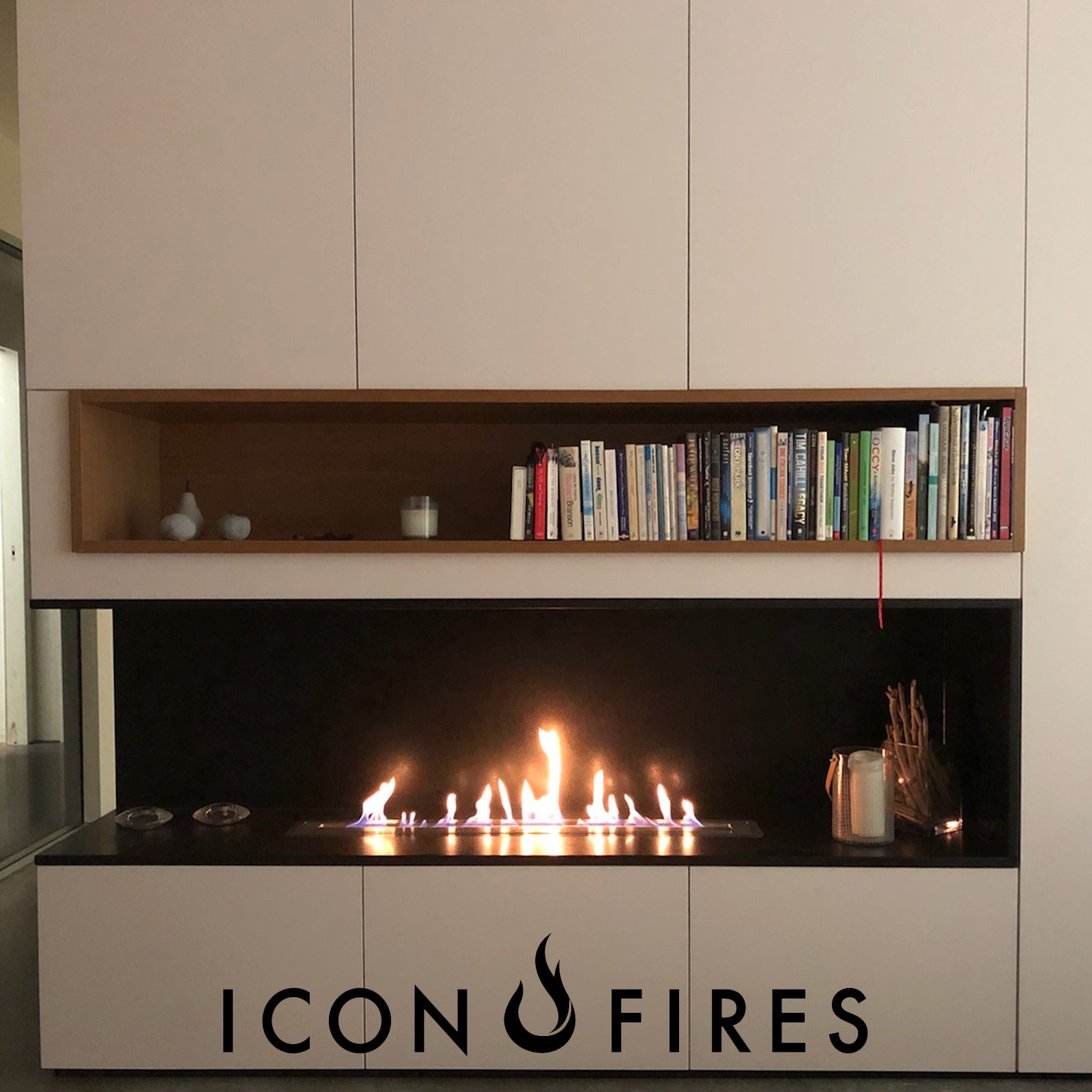Icon Fires Slimline Burner - 110 cm