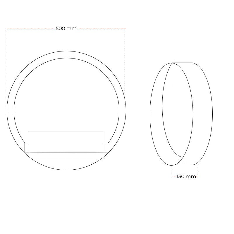 Delaware S Round Design Fireplace - Ø50 cm