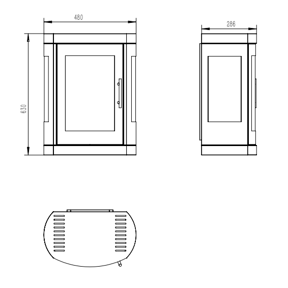 Oregon - Wall-mounted Bioethanol Stove