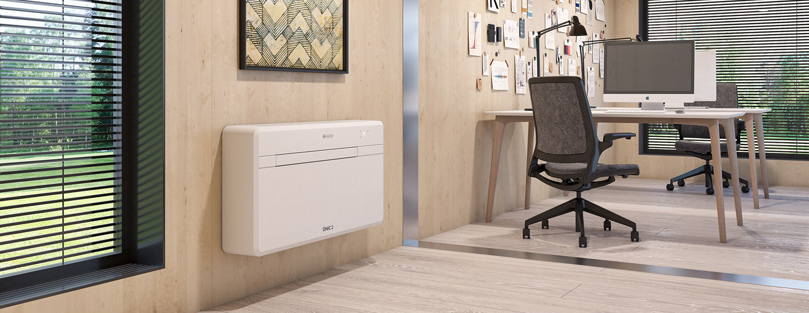 Compact Wall AC – No Outdoor Compressor