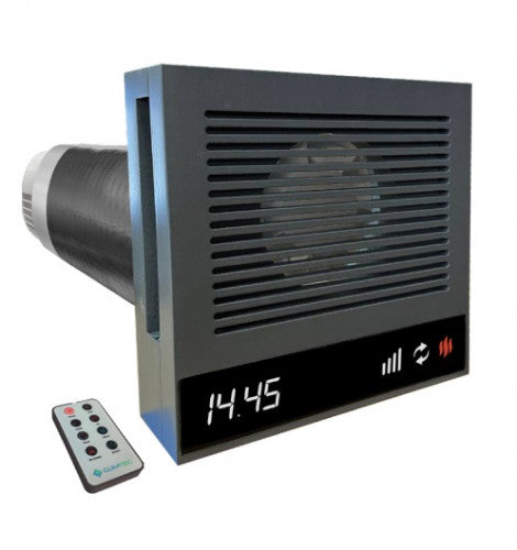 Recuperator CLIMTEC Quattro 125 standard grey – Single Room MVHR Heat Recovery System