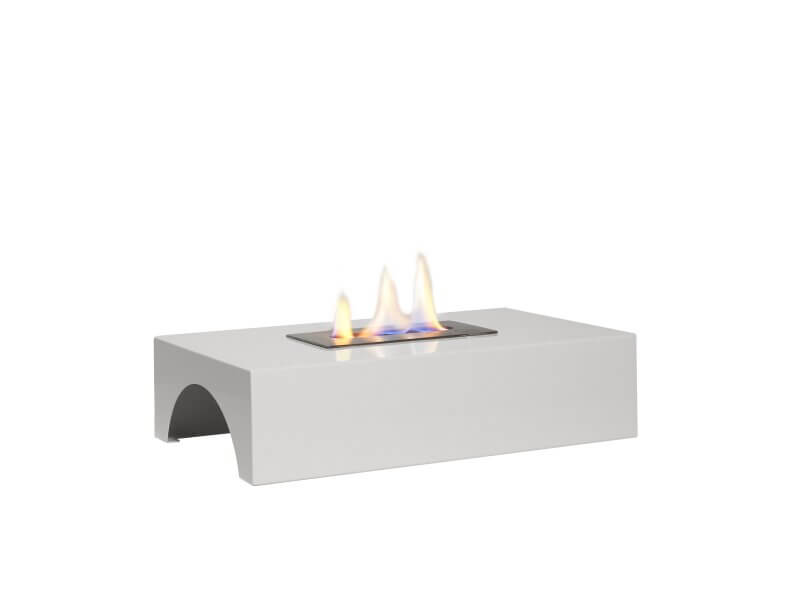 Sureflame Piccolo Freestanding Bio Ethanol Fire in White