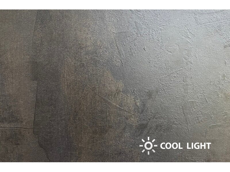 Acantha Matrix Pre-Built Bronze Venetian Plaster Effect Panoramic Media Wall with TV Recess