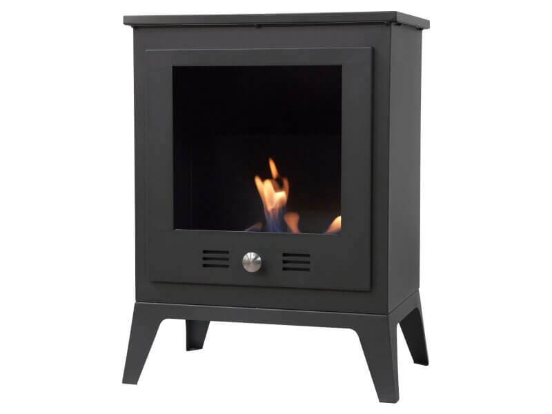 Sureflame Carino Bio Ethanol Stove in Black