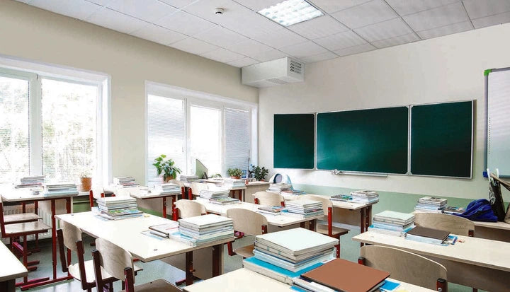 Helty Flow 600 Steel (STD) Decentralised Commercial MVHR System for Schools & Offices