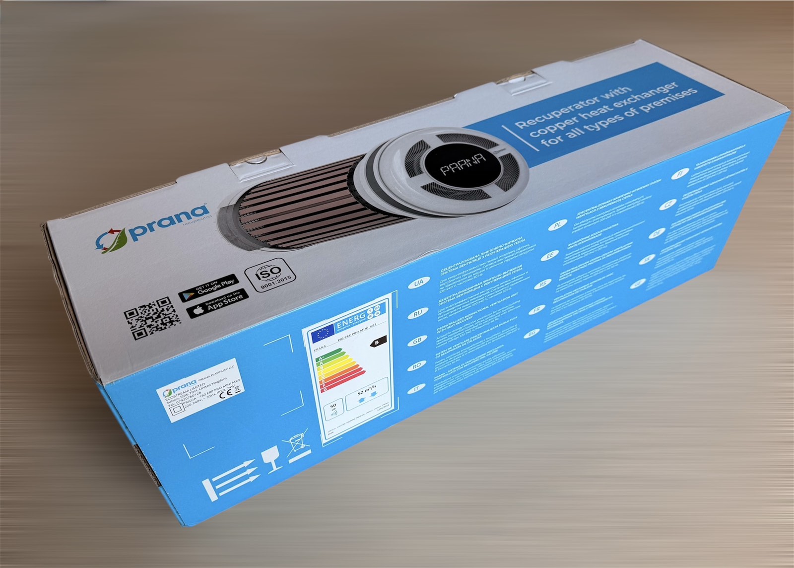 Recuperator PRANA 160 STANDARD