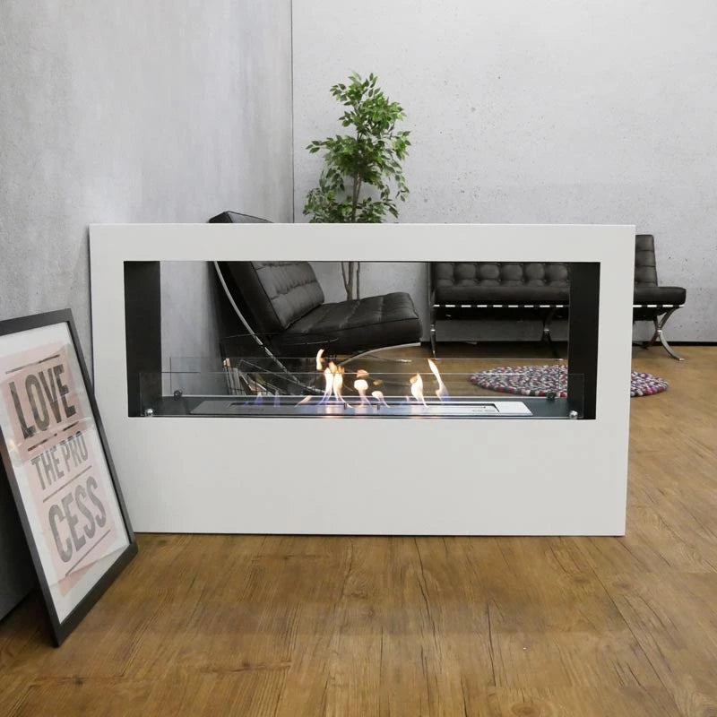 Lansing XL - White Freestanding Bio Fireplace