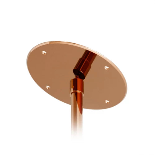 Aeris Angled Bracket in copper finish, ideal for ceiling installations or as an additional mounting option.
