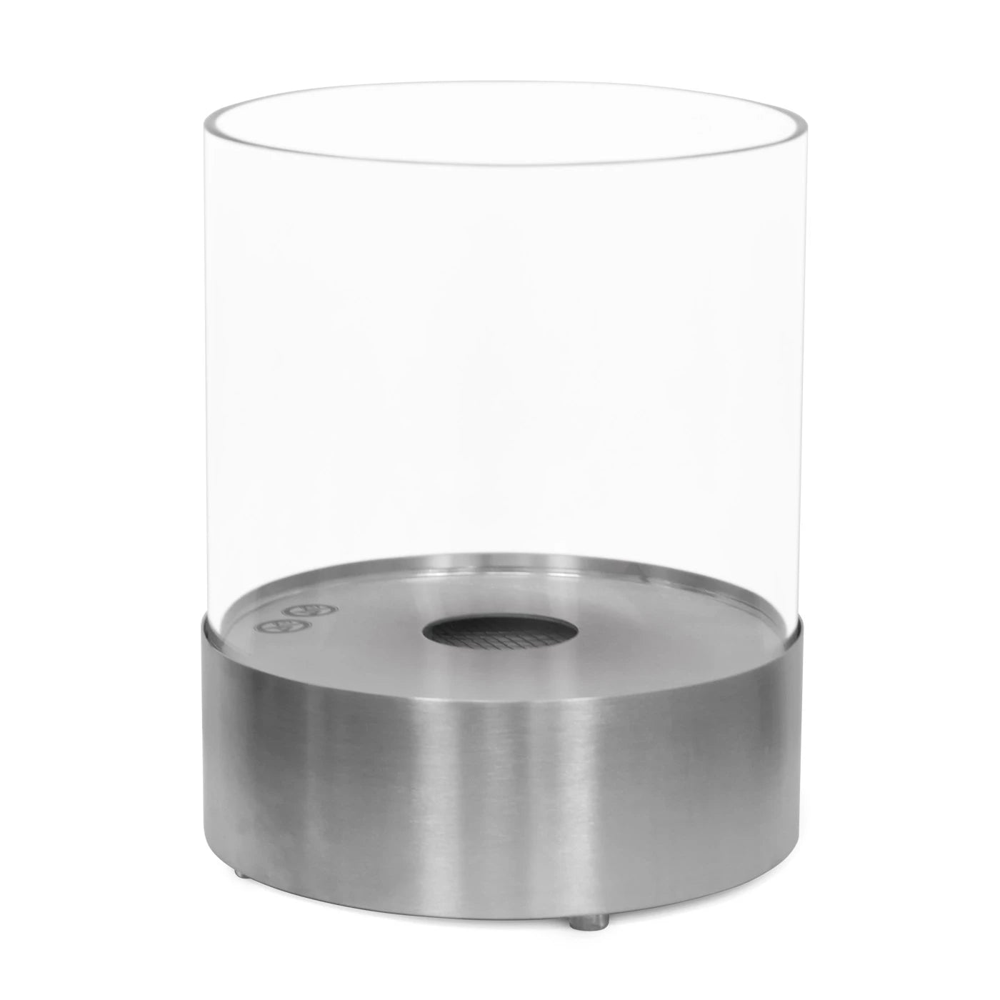 Southwark Round Tabletop Bioethanol Fireplace - Steel