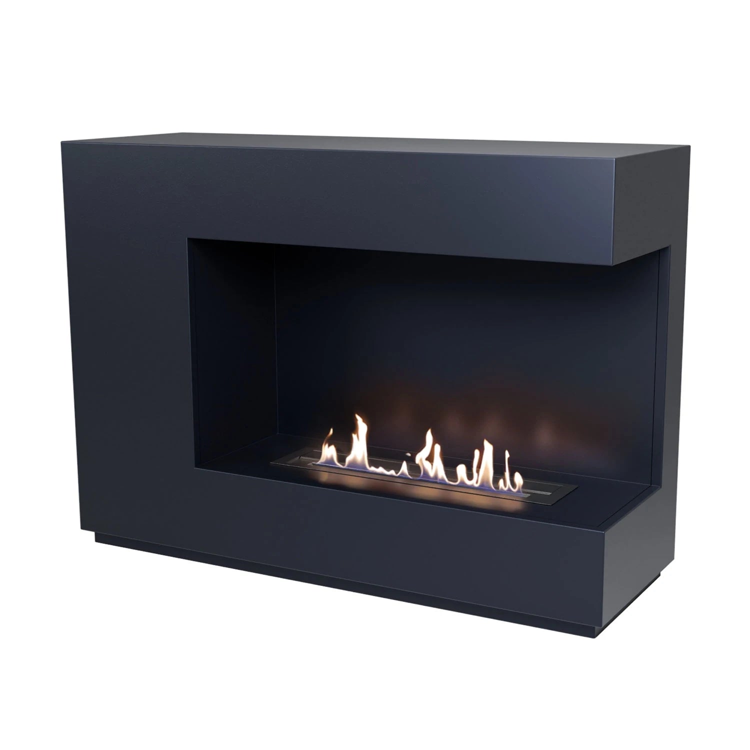 Seattle Freestanding Bioethanol Fireplace – Black