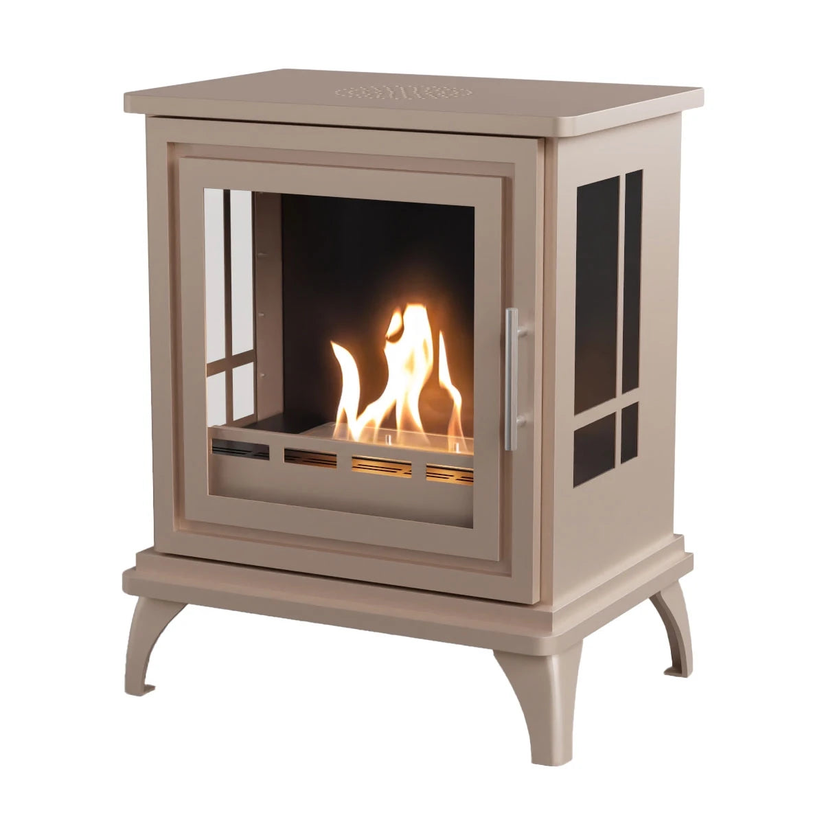 Nashville – Grey Beige Freestanding Bioethanol Stove