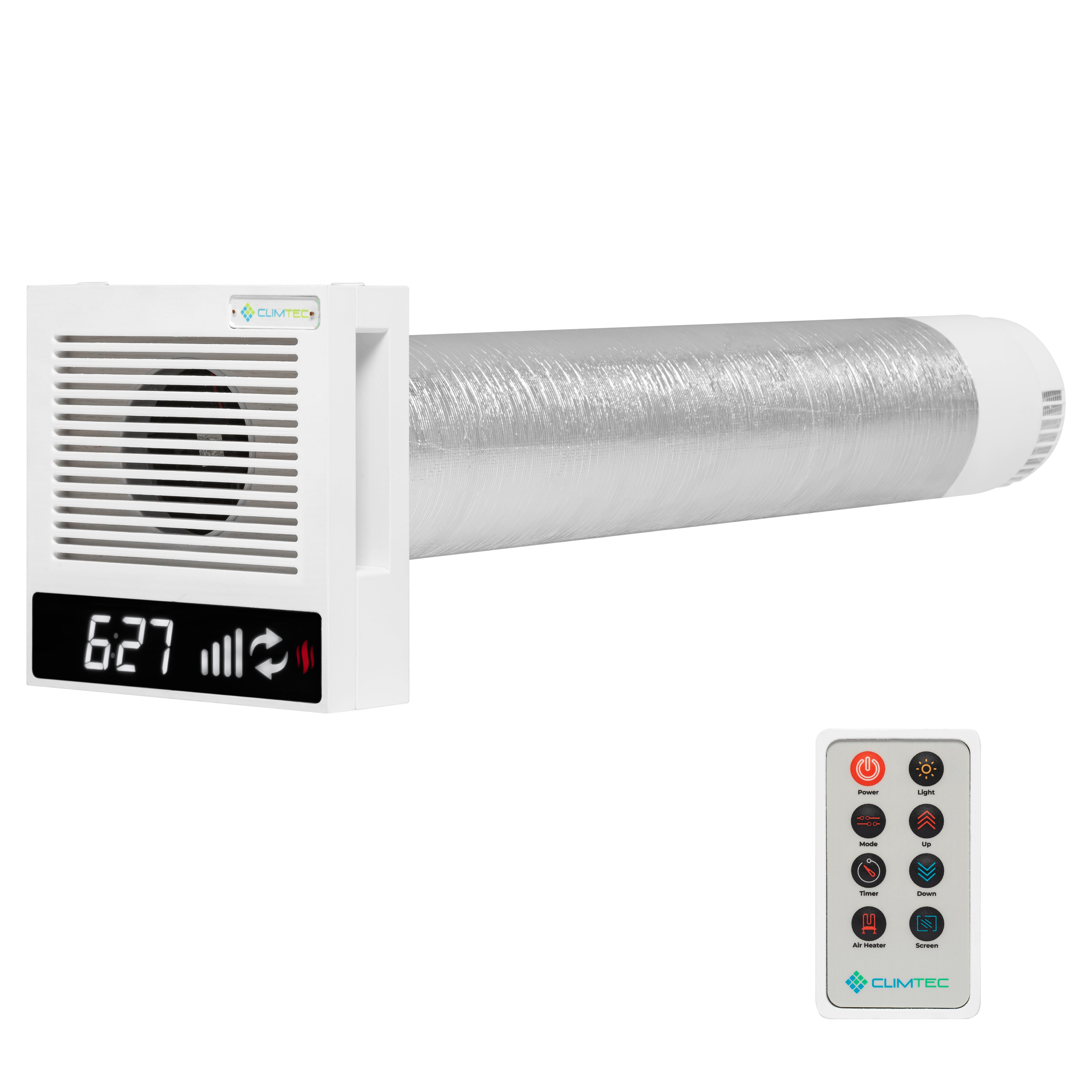 Recuperator CLIMTEC Quattro 125 standard – Single Room MVHR Heat Recovery System