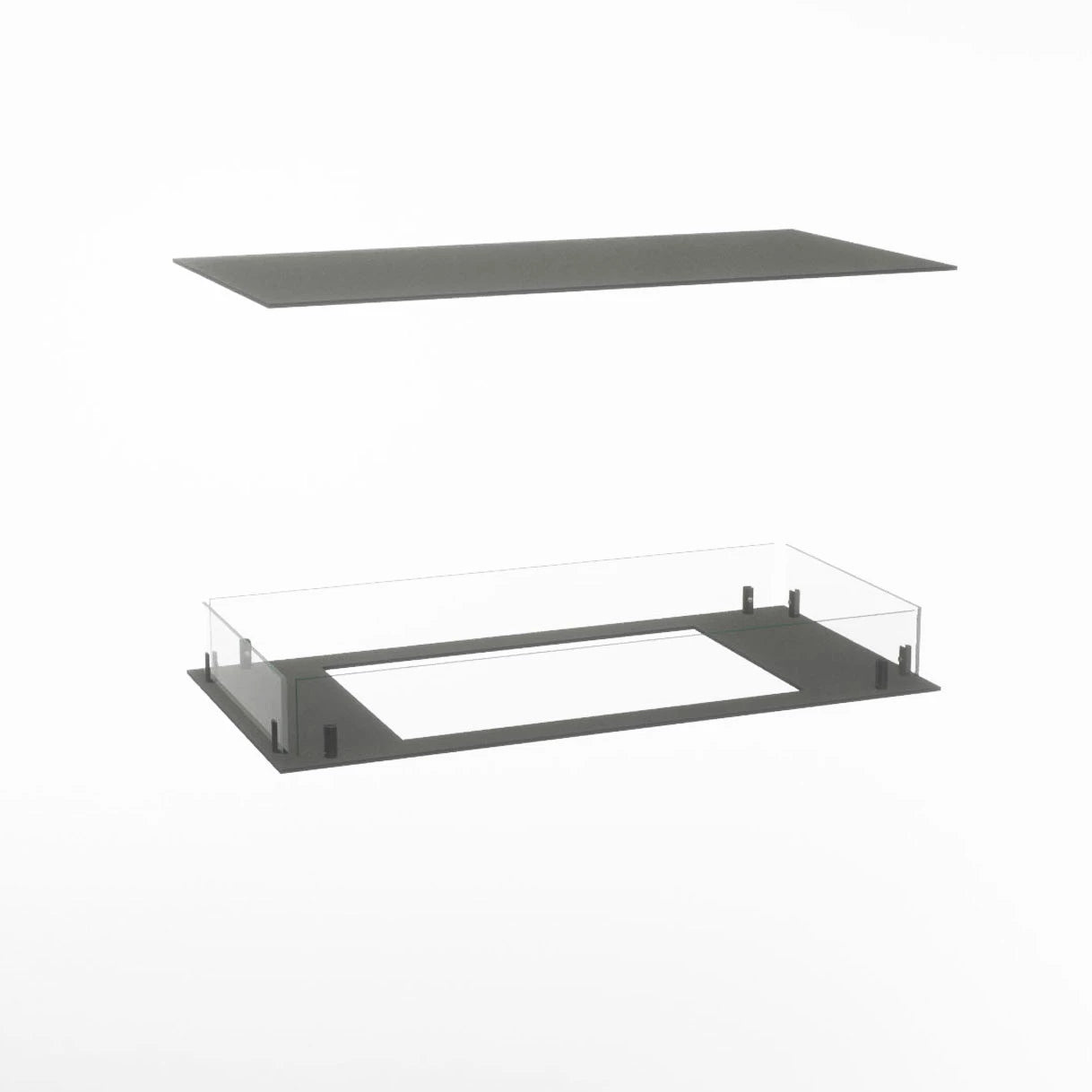 Foco Myst Four 800 Fireplace Insert with Dimplex Cassette