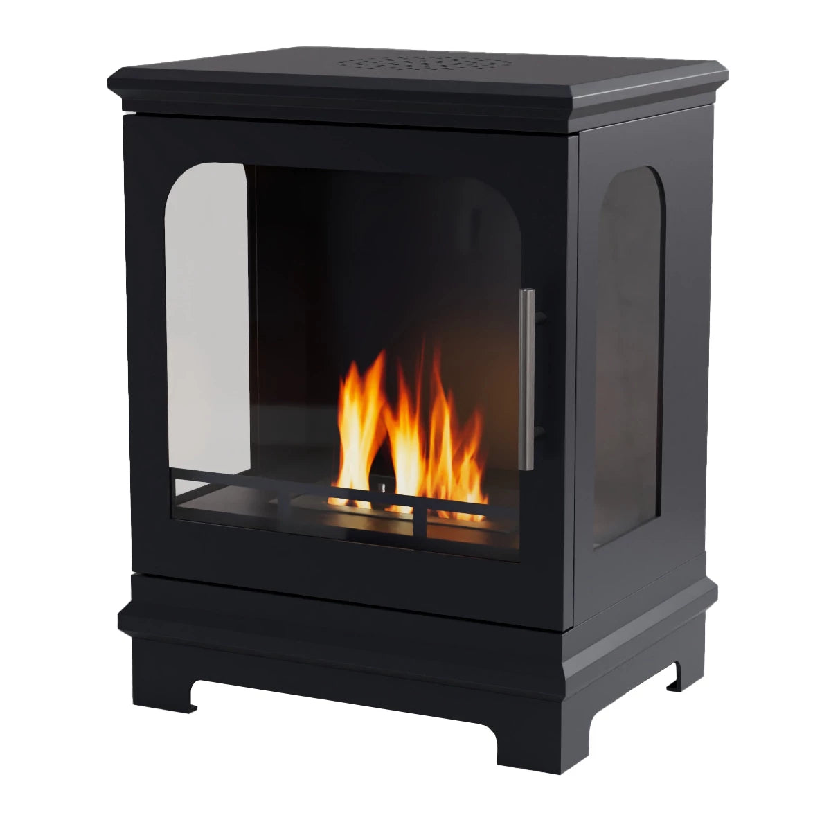 Honolulu - Black Freestanding Bioethanol Stove