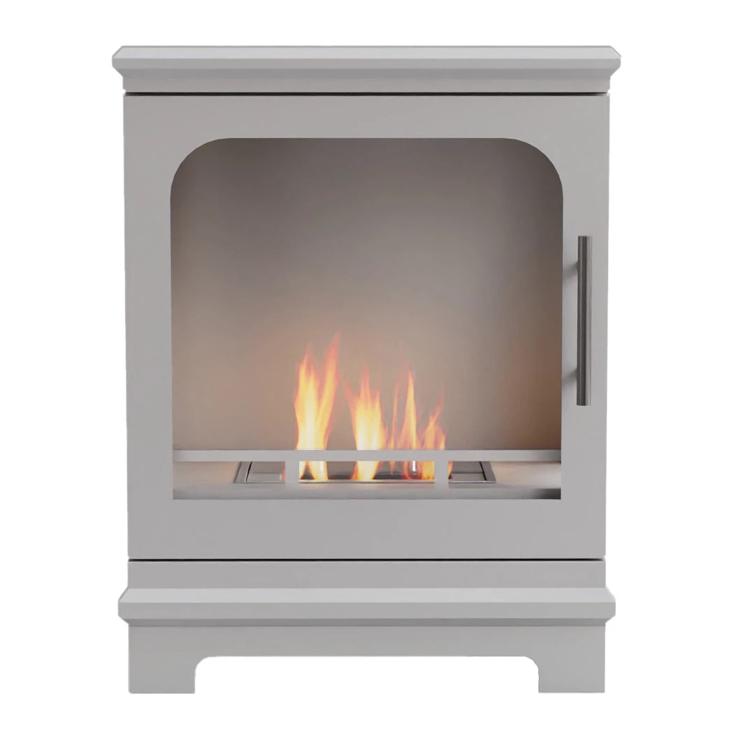 Honolulu - White Freestanding Bioethanol Stove