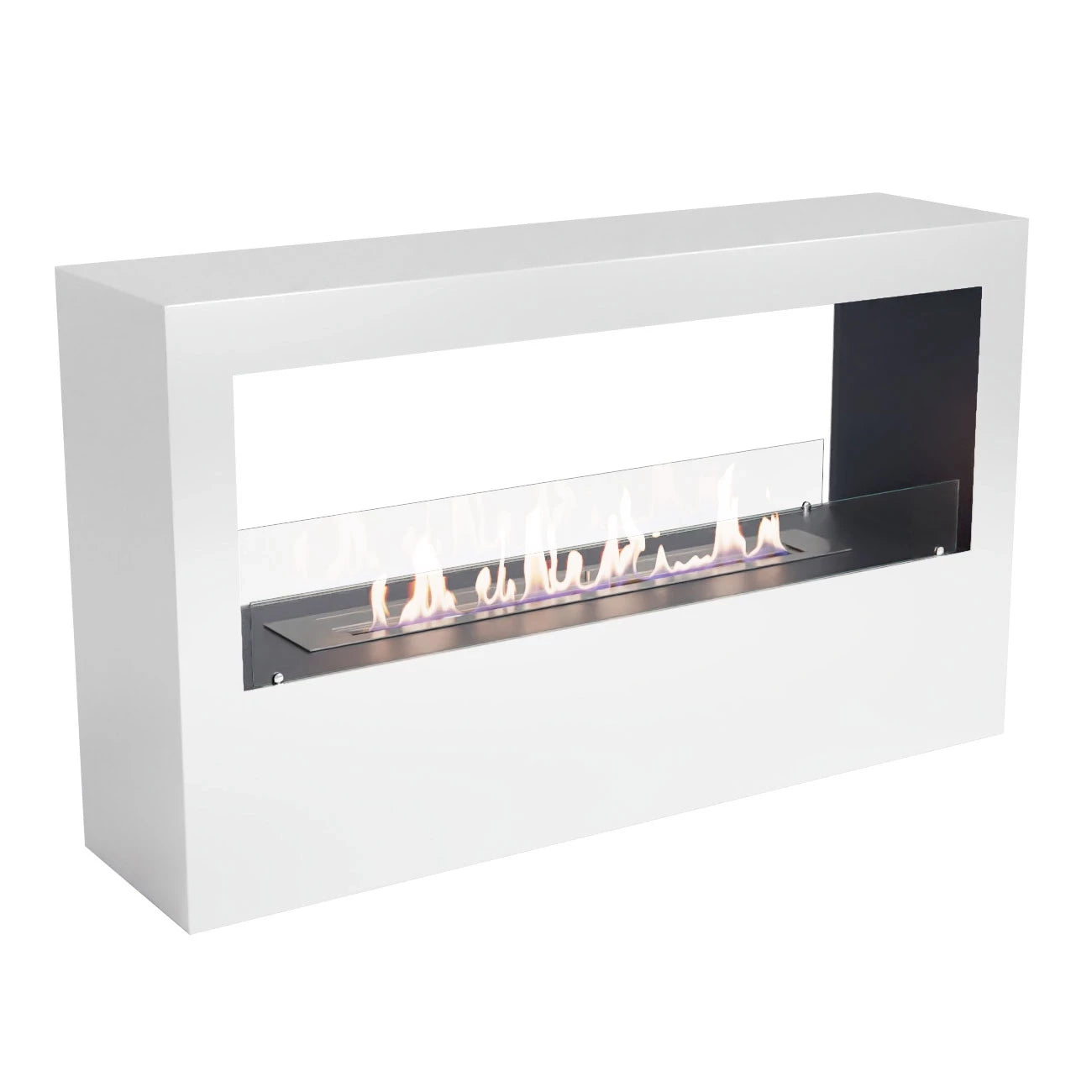 Lansing XL - White Freestanding Bio Fireplace