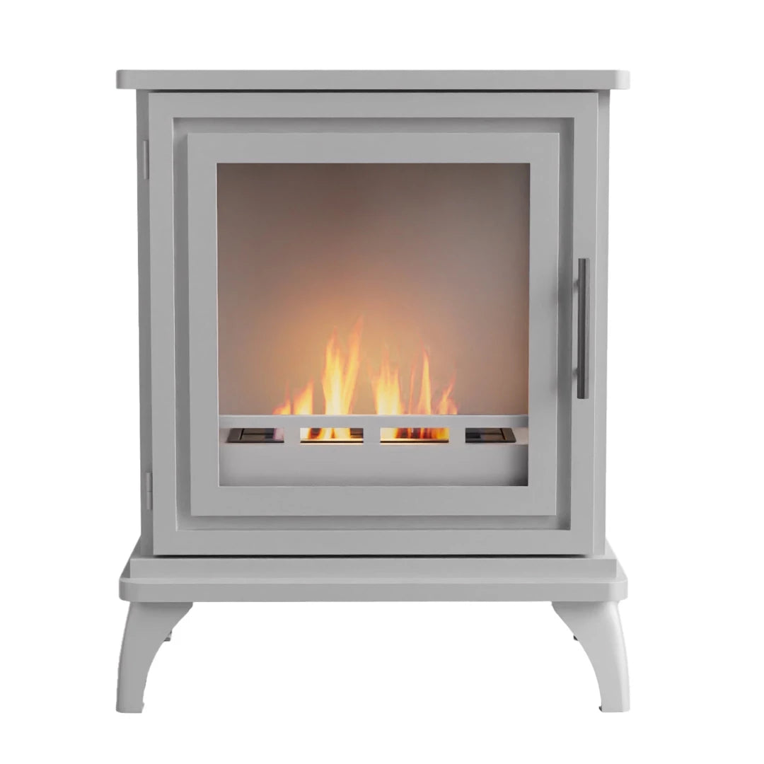 Nashville - White Freestanding Bioethanol Stove