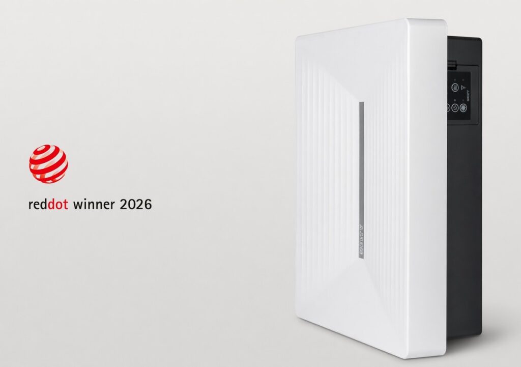 Helty FlowEASY Plus (Version Enthalpy STD) Decentralised Heat Recovery Unit | Compact wall ventilation System