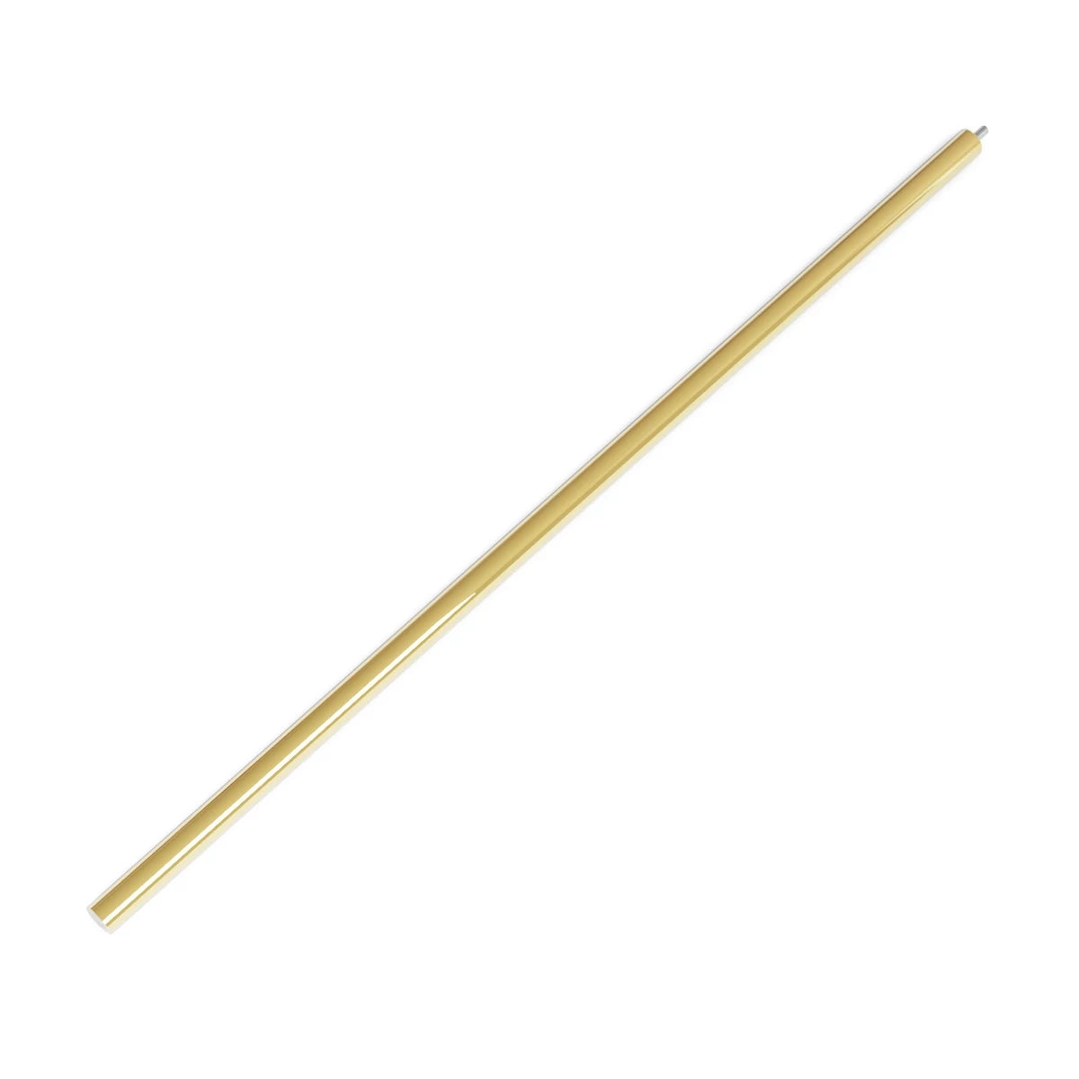 Cocoon Aeris 100 cm Extension Rod in polished brass for stylish lighting solutions.