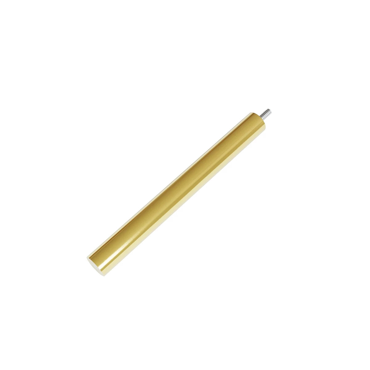 Cocoon Aeris Extension Rod in polished brass, 25 cm long, designed for use with Cocoon Aeris products.