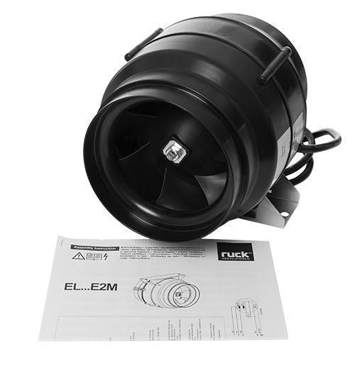 INLINE DUCT FAN RUCK EL 200 E2M 01
