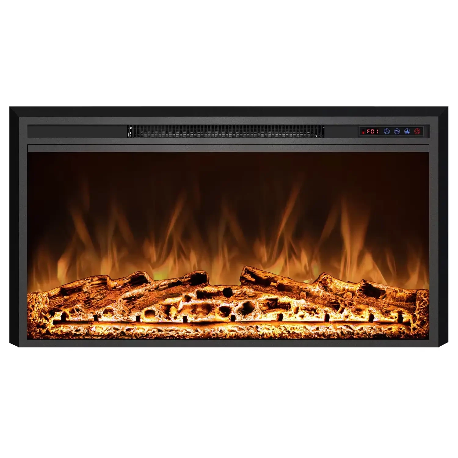 Pyrope 90 cm - Electric Fireplace Insert