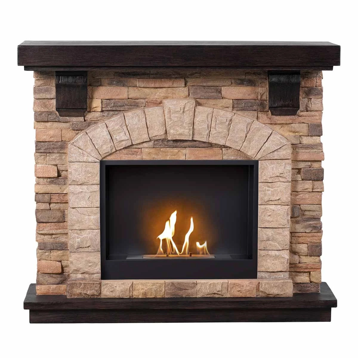 Eira Freestanding Bioethanol Fireplace