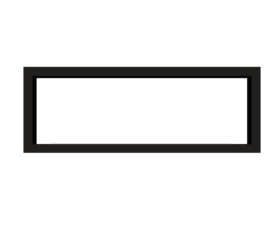 Icon Slimline Firebox FBDS1650 Black