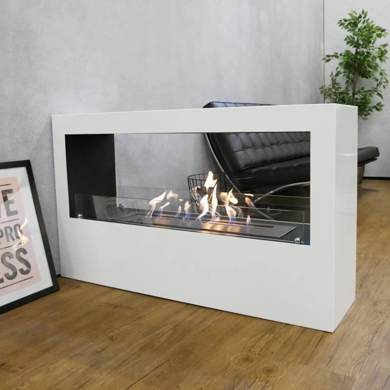 Lansing XL - White Freestanding Bio Fireplace