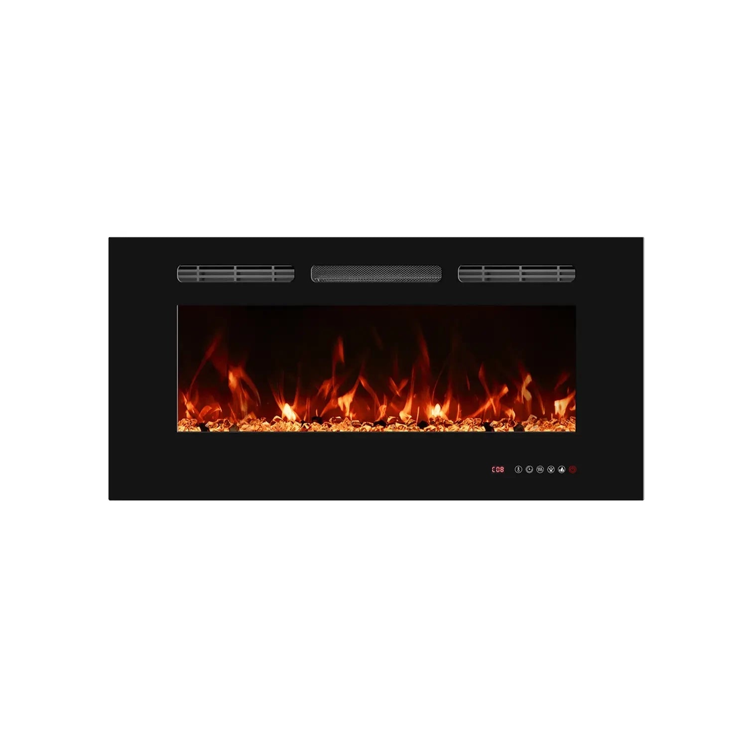 Titanite 91 cm - Built-in electric fireplace